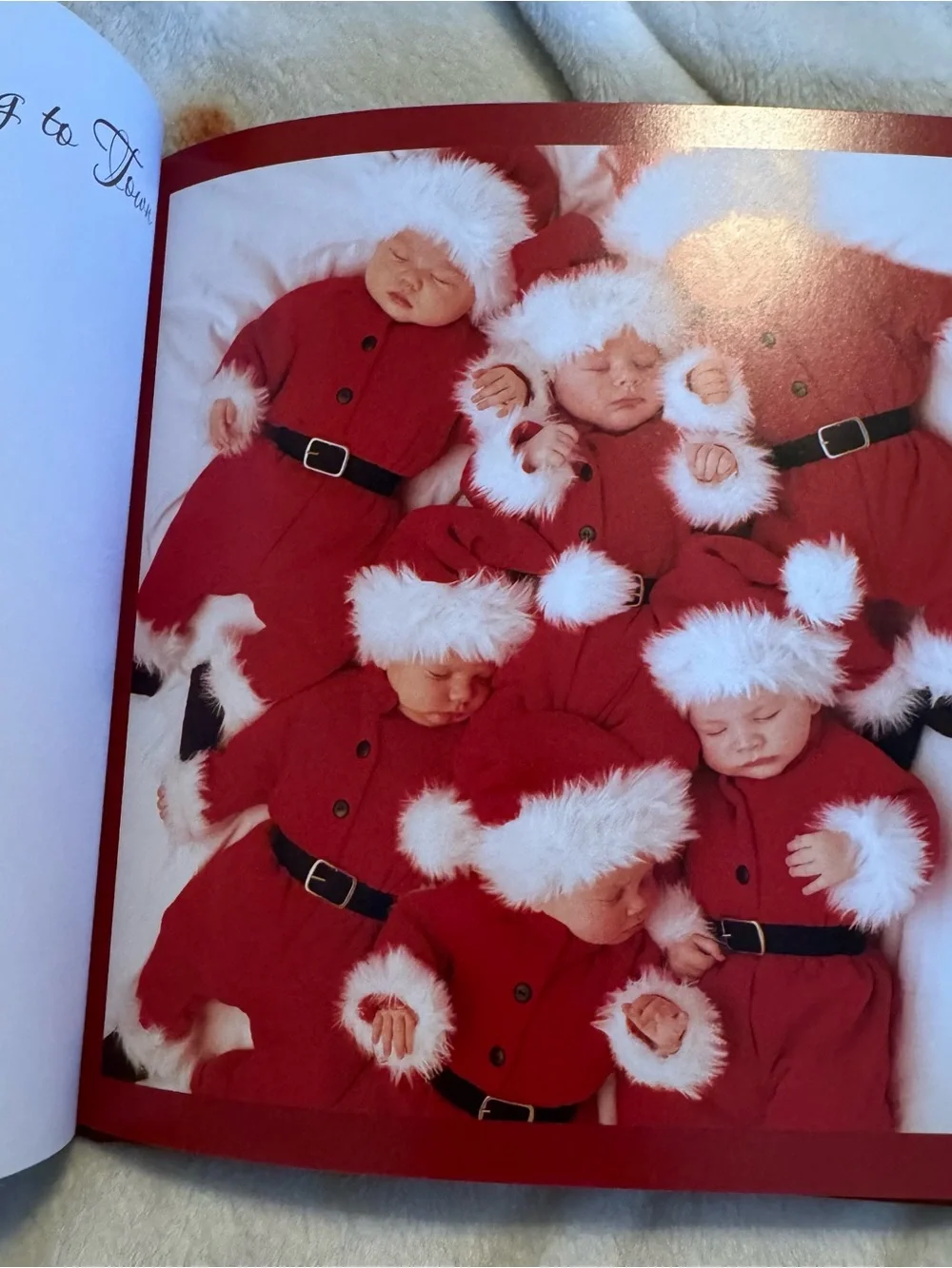 2006 Christmas Joy Holiday Photo Book Anne Geddes Hardback Vintage